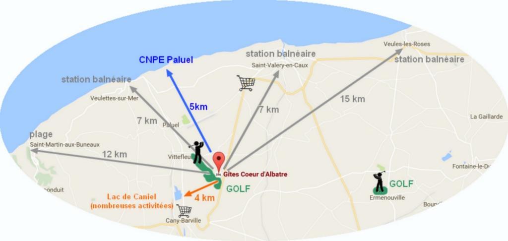 Willa Coeur D'Albatre Saint-Riquier-ès-Plains Zewnętrze zdjęcie